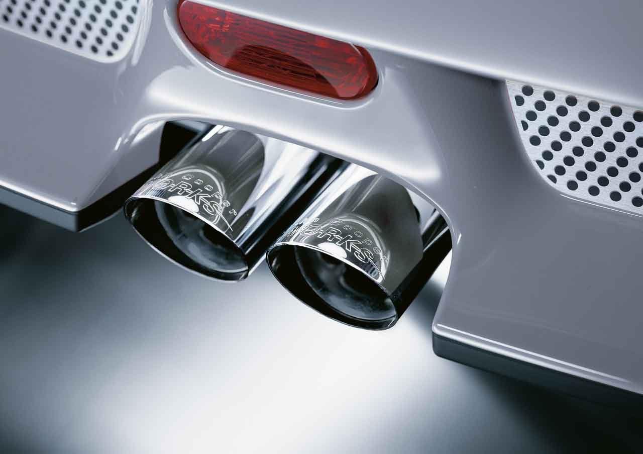 MINI Genuine Exhaust Tailpipe Trim Chrome Replacement Fits R52 R53 18107556986