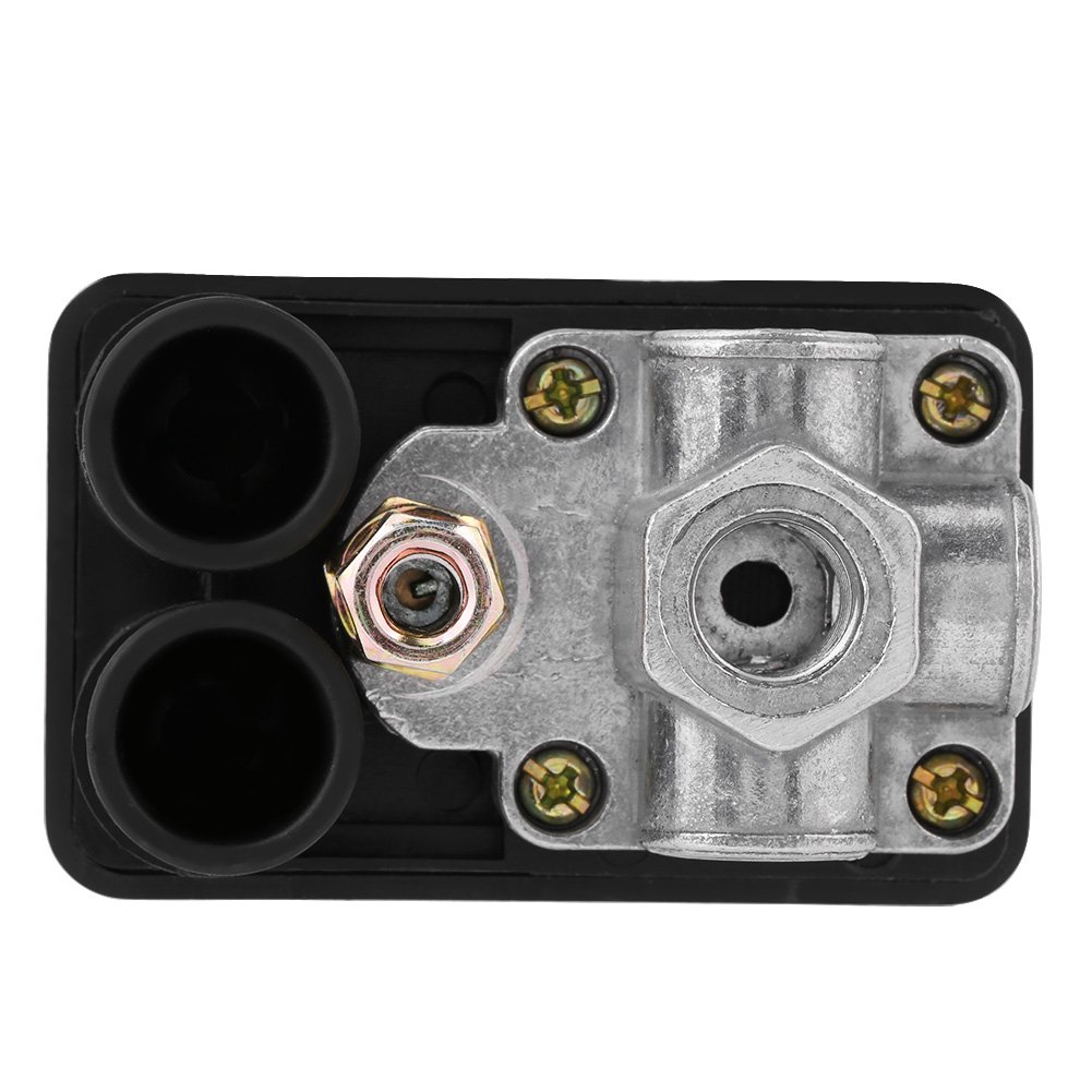 240V Air Compressor Pressure Switching Control air Compressor Switching 90-120 PSI Air Compressor Switching Valve with 4 Hole and ON/Off Switching Air Compressor Accessories