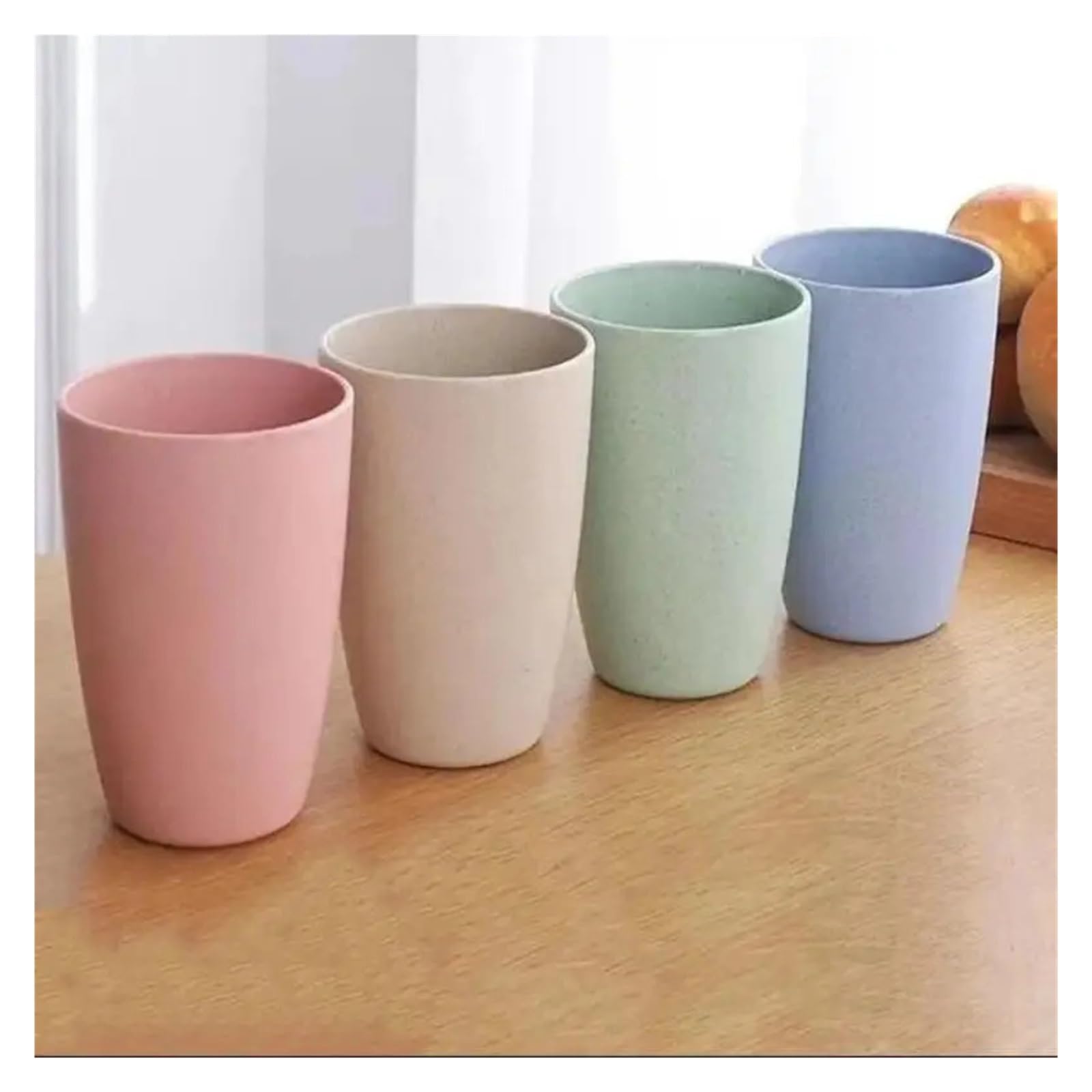 Tragbarer Mehrzweckbecher for Wasser und Mundspülung for unterwegs | Leichter Kunststoffbecher(Pink 12pcs)