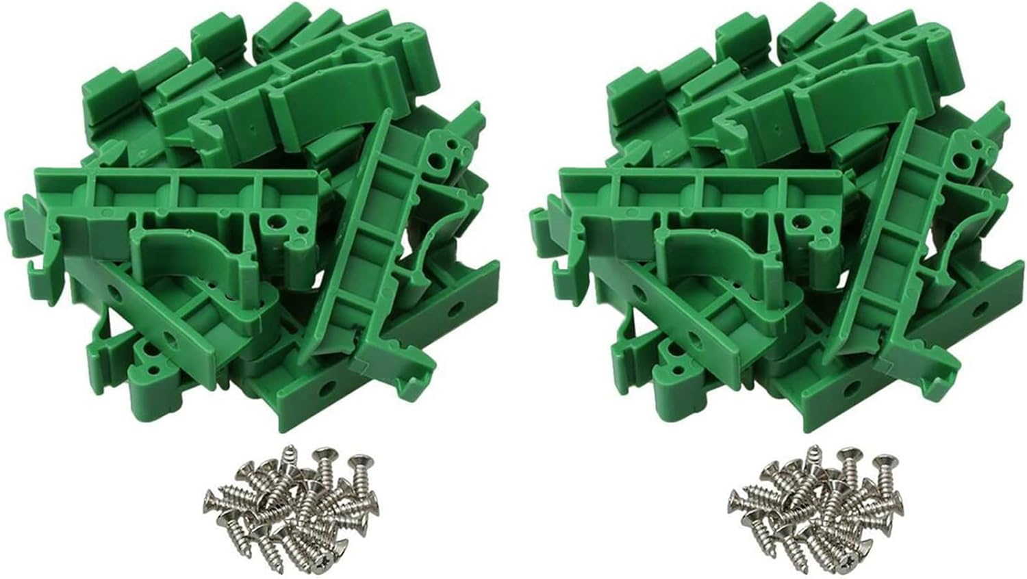 100個 DRG-01 PCB DIN 35レールマウント取り付けサポートアダプター用 回路基板ブラケット ホルダー キャリア クリ