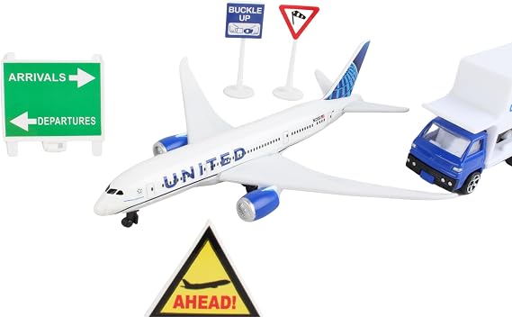 Daron United Airlines Airport Playset
