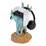 Gaming Controller Holder One More Life | Controller Holder Figure | Headphone Stand & Controller | Gaming Accessories for Desk | Gamer Gifts | Halloween Decorations