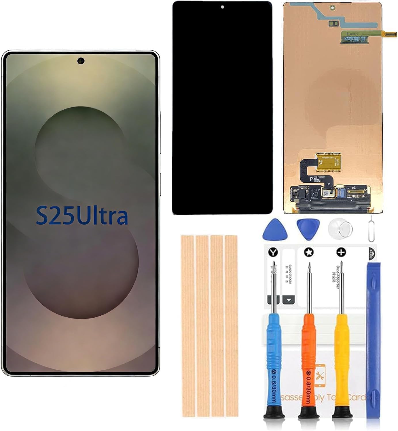 OEM Grade for Samsung Galaxy S25 Ultra LCD Screen Replacement, 6.81 Inch 120Hz Dynamic AMOLED 2X Display with Frame, Touch Digitizer, Protective Film - Compatible with SM-S938