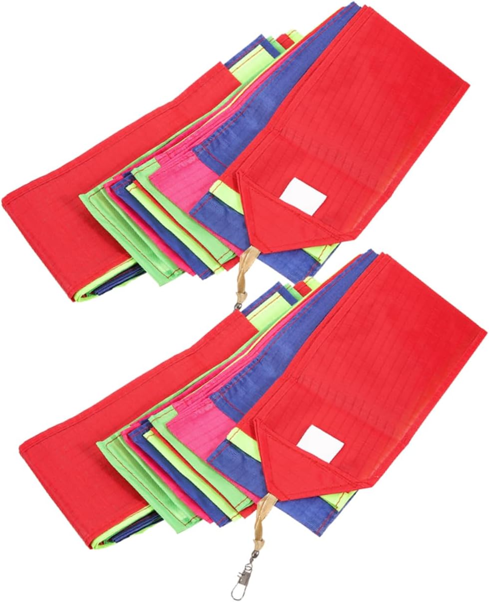 BESPORTBLE 10pcs Colorful Kite Tail Rainbow Streamer for Kite Decoration Eye-catching Connector for Enhanced Flying