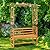Giantex Garden Arch Trellis with Bench - 63''W x 79''H Wooden Arbor with 2-Person Outdoor Bench, Garden Arbors Archway Pergola for Climbing Plants Rose Wedding Backyard Party Lawn Decor