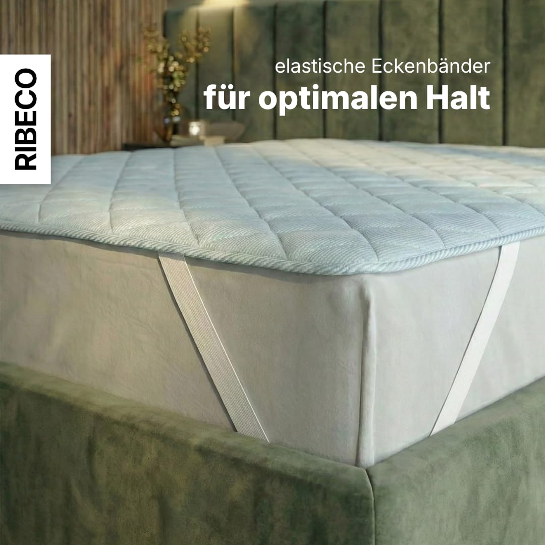 Matratzenauflage Top Cool – 2-in-1 ganzjährige Matratzenauflage – Topper mit kühlender Microfaserseite und wärmender Seite in Flanell-Qualität (80 x 200 cm)