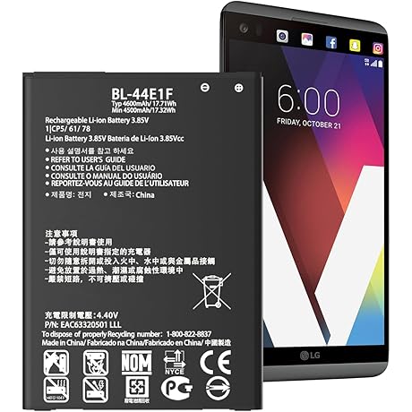 LG V20 Battery, [2024 New Upgraded] Long-Lasting Spare Battery