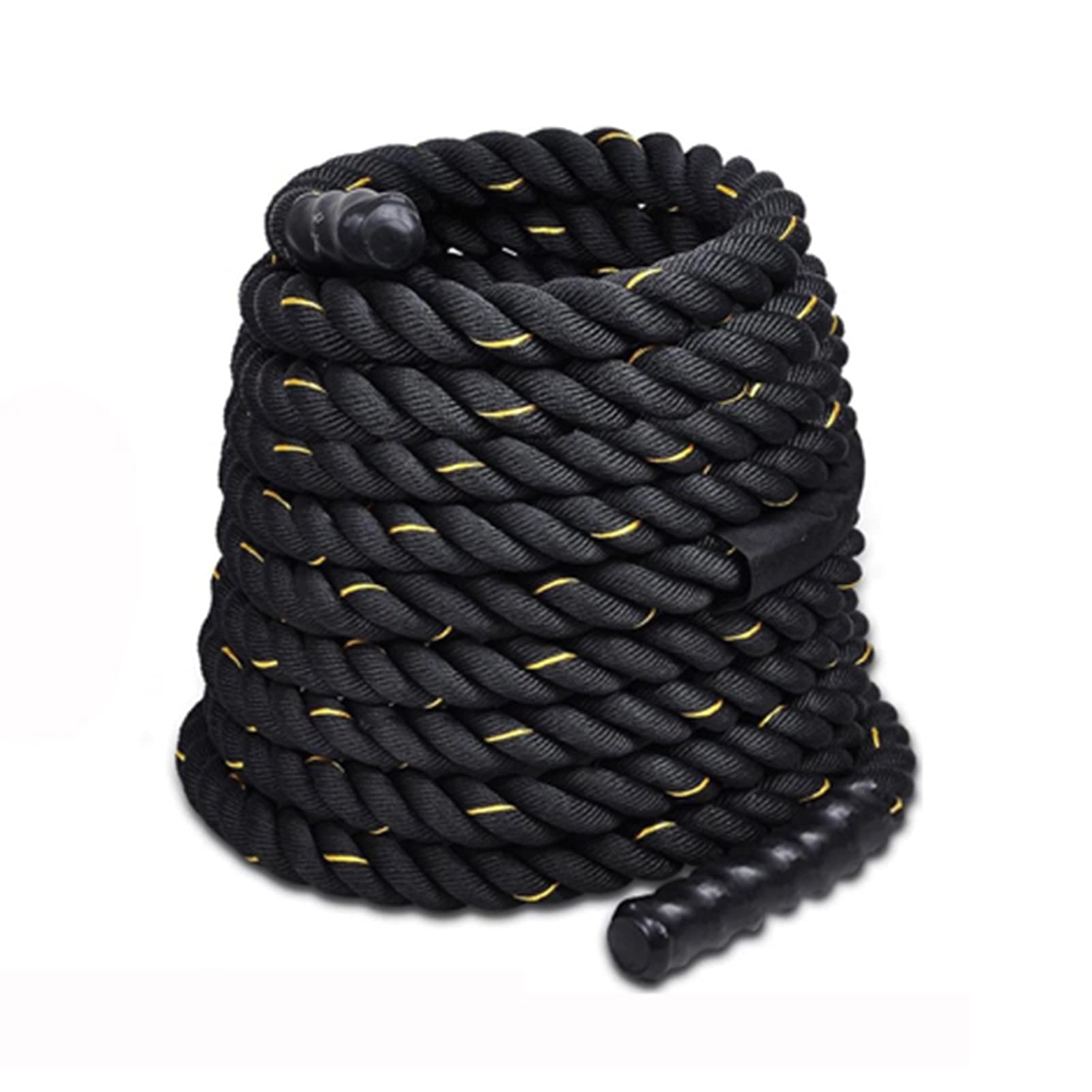 Battle Rope, 2 Zoll Durchmesser Poly Dacron Fitnesskletterseil, Übungsseile Ganzkörper-Trainingsgeräte (Size : 15m)