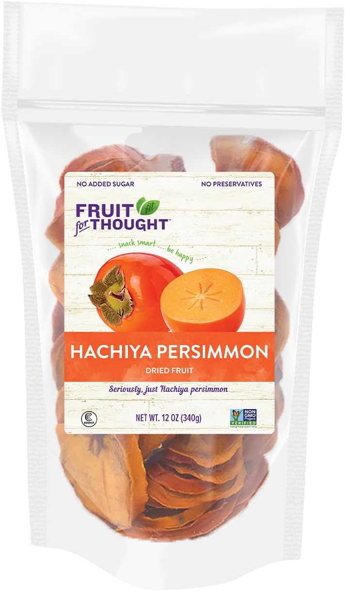 Fruit for Thought Dried Persimmons Dried Fruit Snack