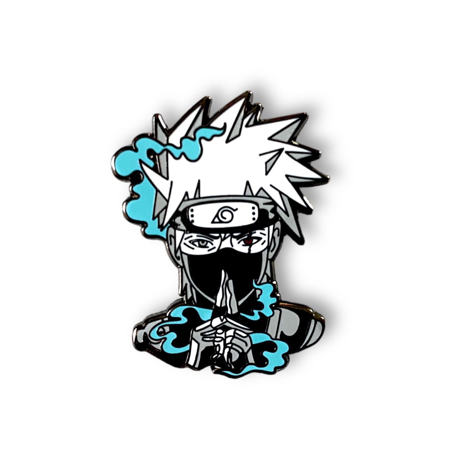 KAKASHI PIN KAKASHI ENAMEL PINS KAKASHI FIGURE PINS ANIME PINS HARD ENAMEL NINJA PINS KAKASHI DECOR PIN