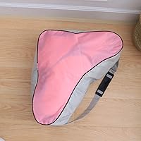 Vista 7 de LIOOBO Bolsa de patinaje sobre hielo, bolsa triangular para patinaje sobre hielo, correa de hombro ajustable para patines en línea para mujeres