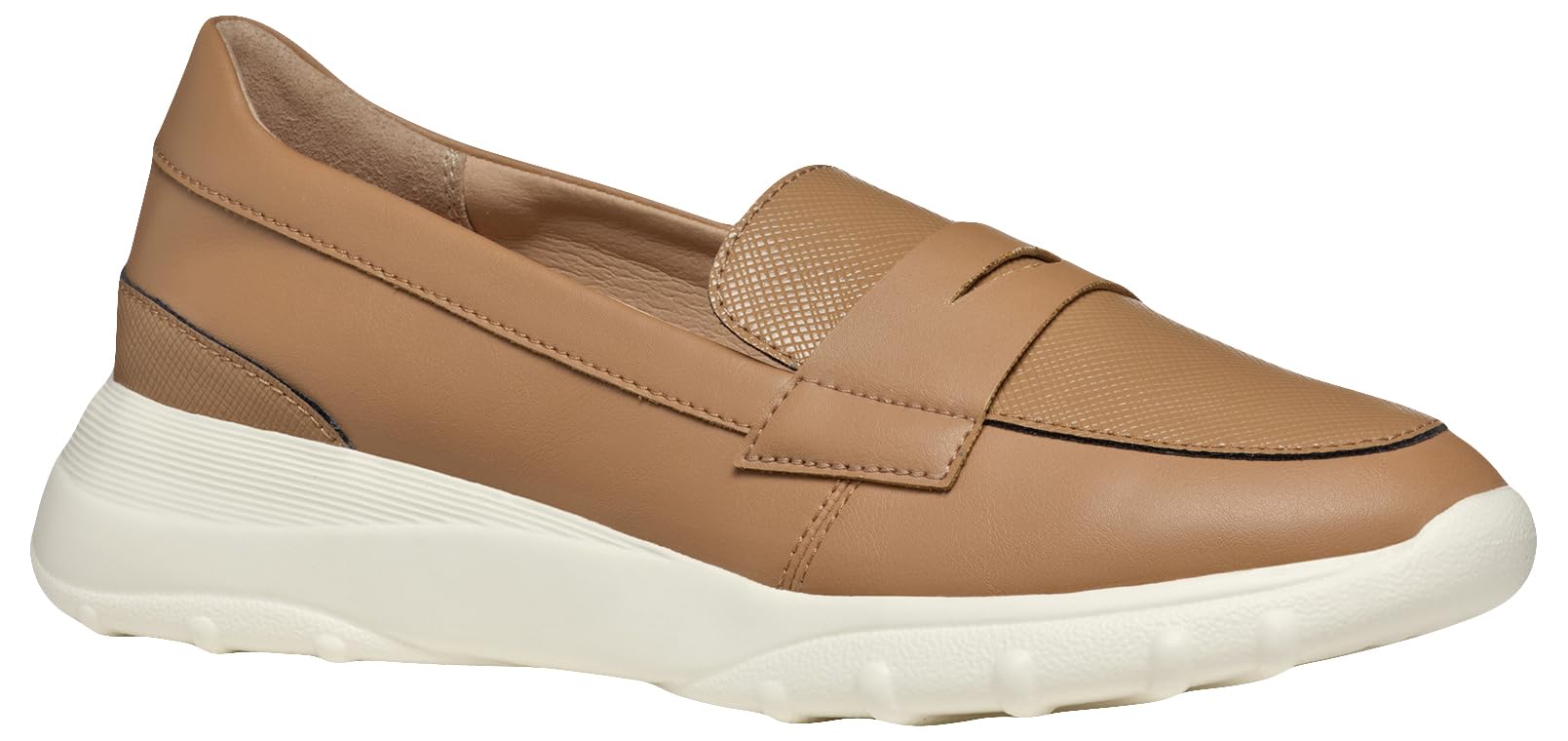 Geox Women's D ALLENIEE A Moccasin, Beige, 7.5 UK