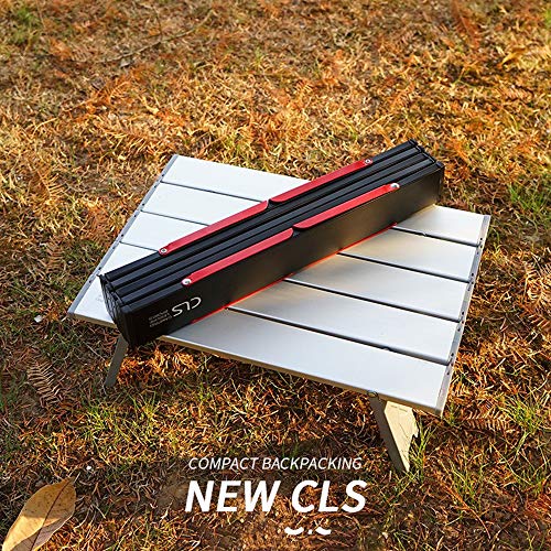 BIGBIGFAMILY Mini mesa dobrável para uso ao ar livre, liga de alumínio resistente com bolsa de armaz