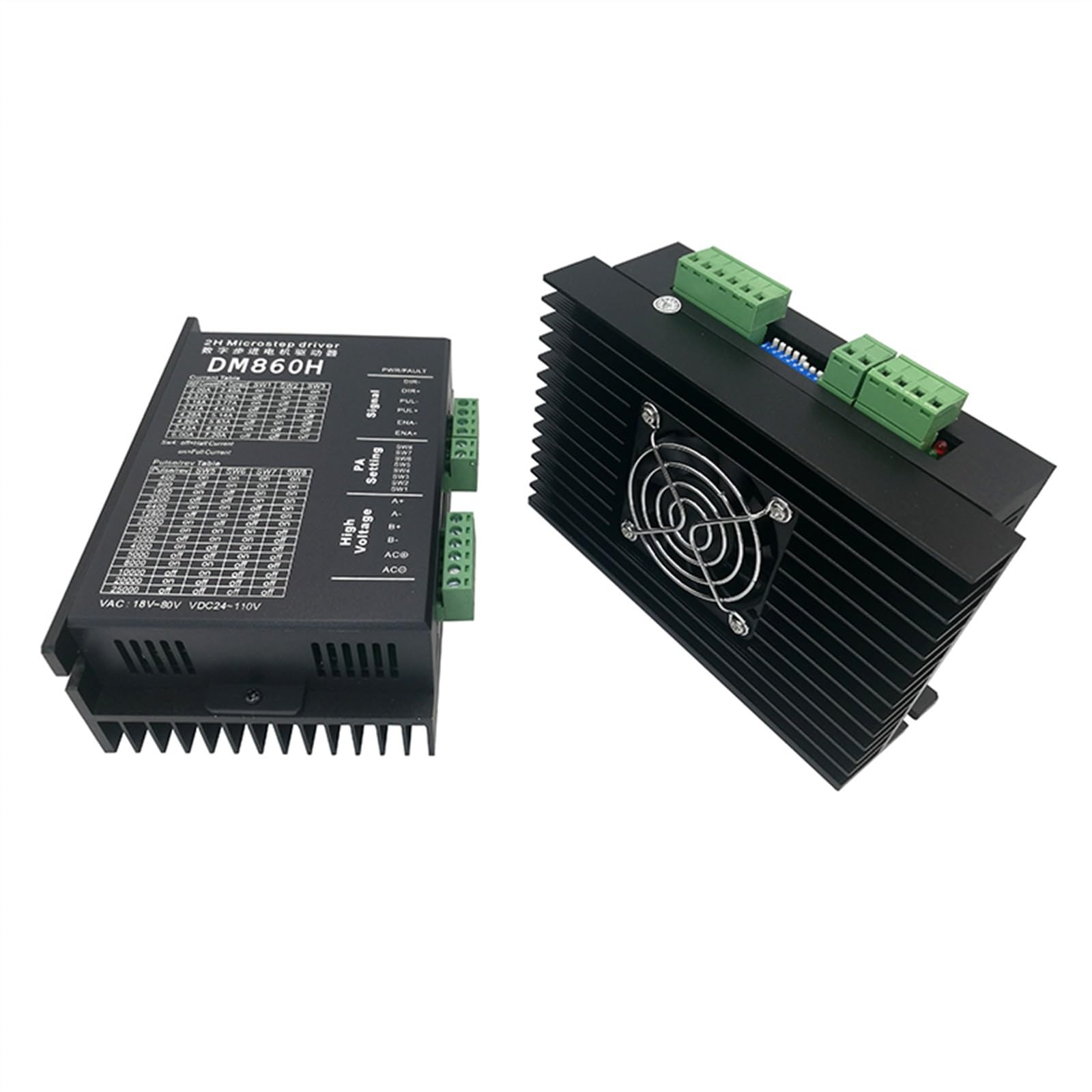 Motor paso a paso, Motor paso a 2H Microstep Driver DM860 24V-72V for controladores a Nema 23 Nema34 DM860H