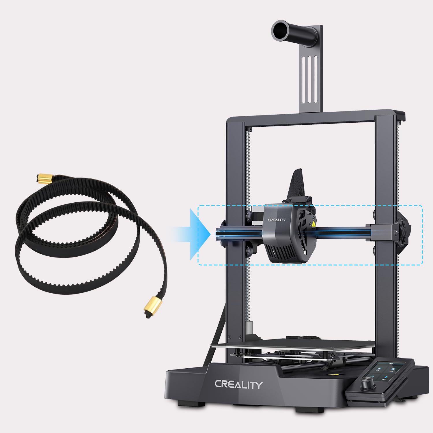 Amazon.co.jp: Creality タイミングベルト、3Dプリンターアクセサリー