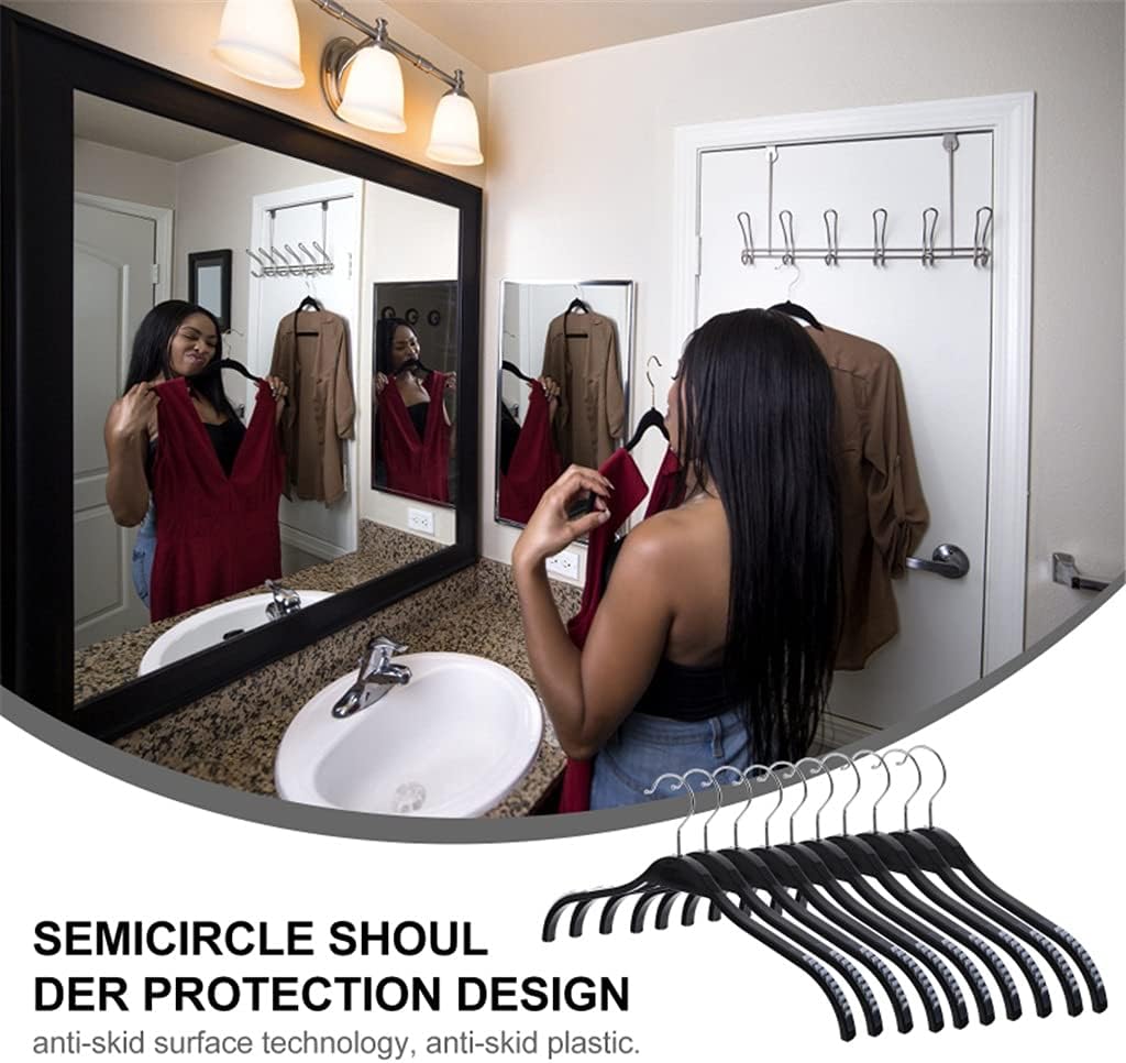 1 Set 10 Pcs Clothing Hangers Coat Traceless Clothes