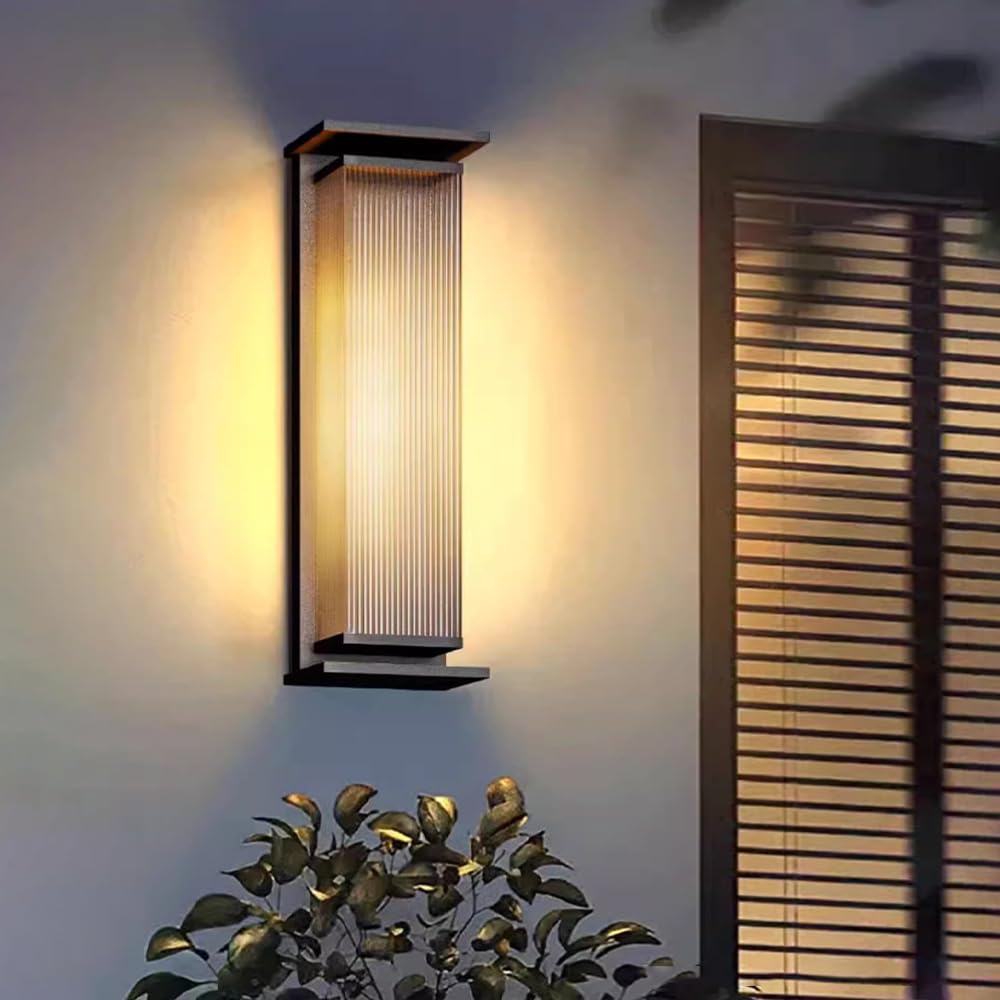 Zewnętrzna lampa solarna retro - wodoodporna latarnia LED IP65 na werandę, patio, ogród i garaż (50 cm)