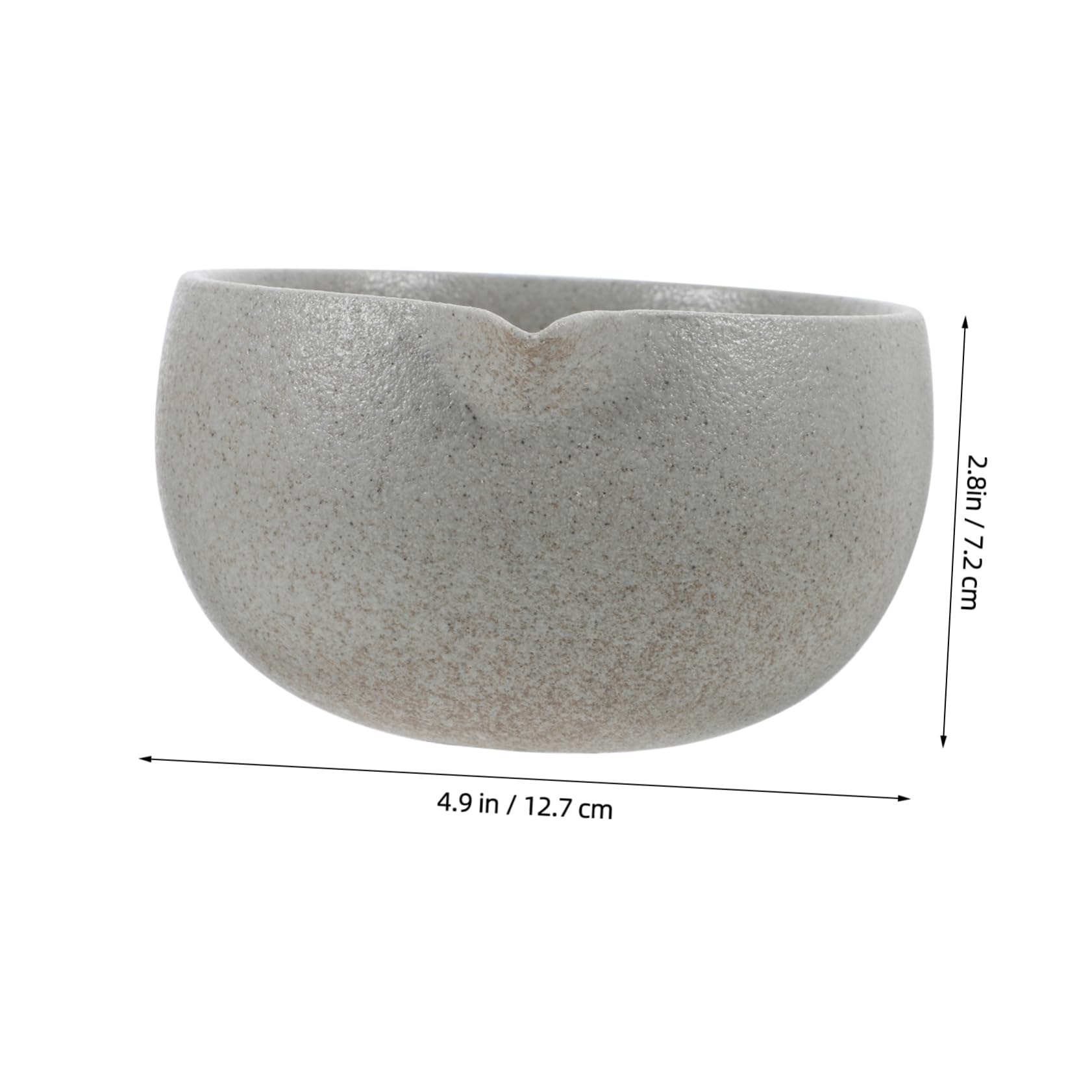 CATIEBYE Traditional Japanese Matcha Ceremony Bowl with Spout Tea Bowl for Casual Gatherings and Formal Occasions for Tea Enthusiasts and Home Entertaining