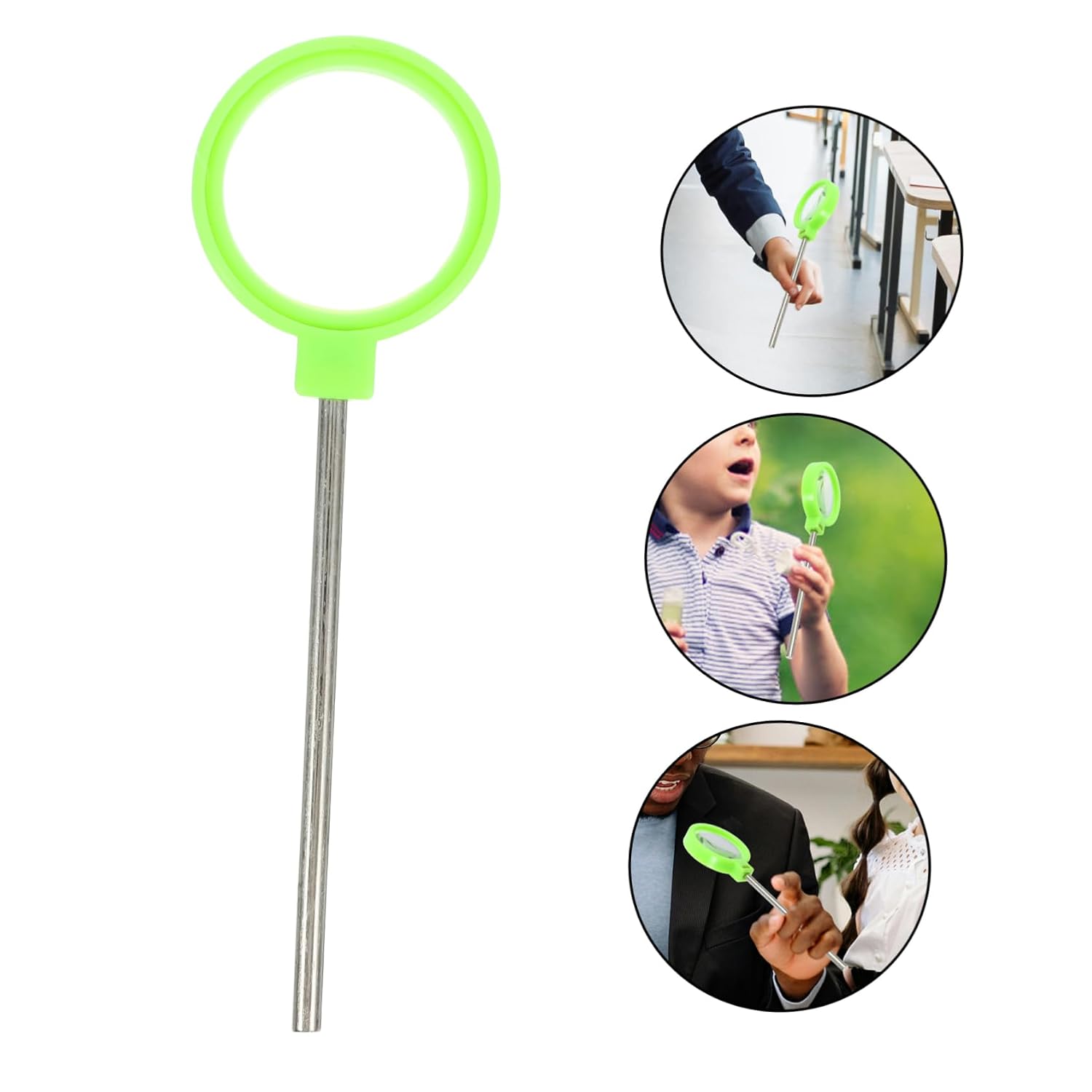 Handheld Convex Optical Lens for Physics Teaching 10cm Focal Length