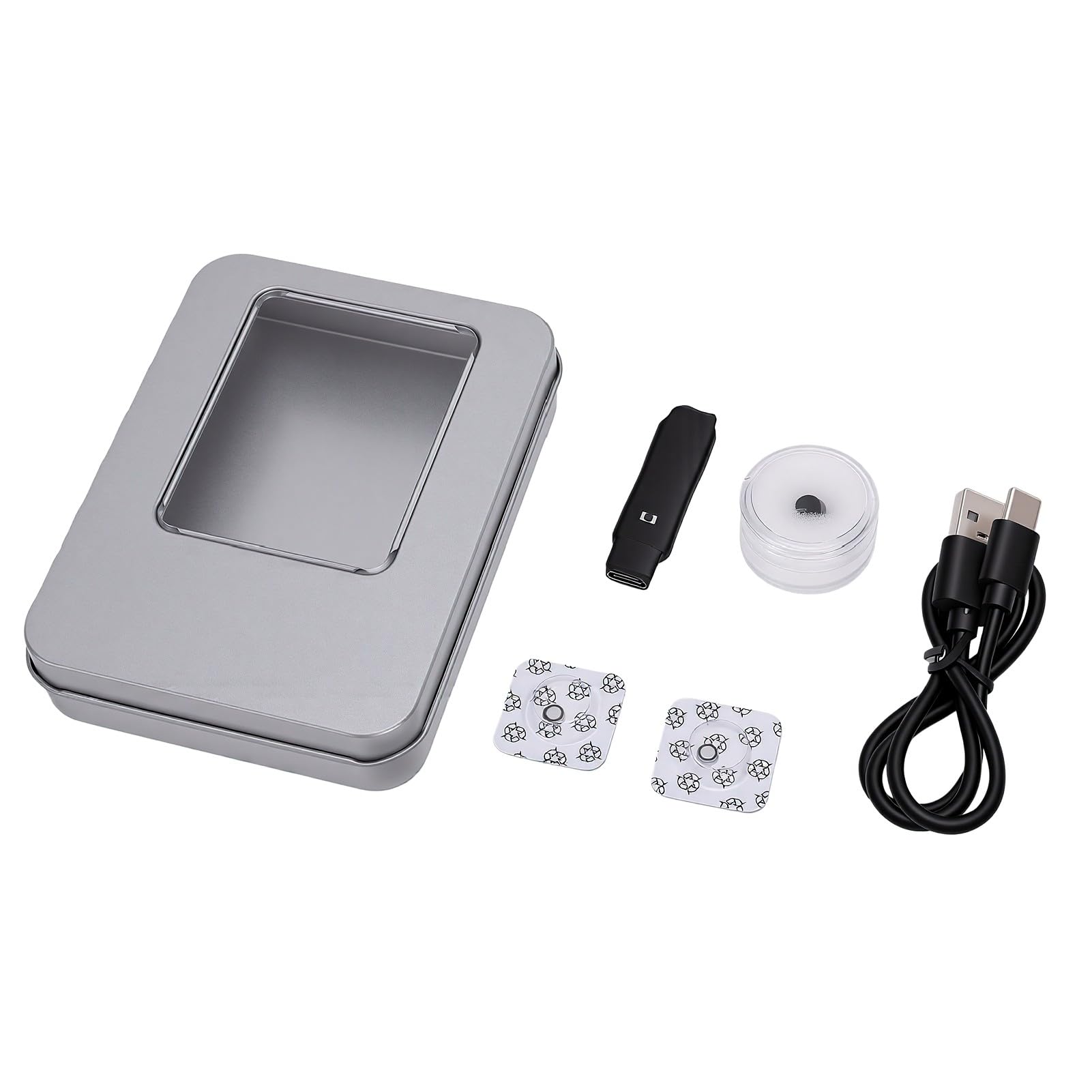 Pequeños y Discretos Auriculares con Micrófono de Alta Sensibilidad para una Comunicación en Las Actividades Diarias Tamaño Portátil y Juego Completo