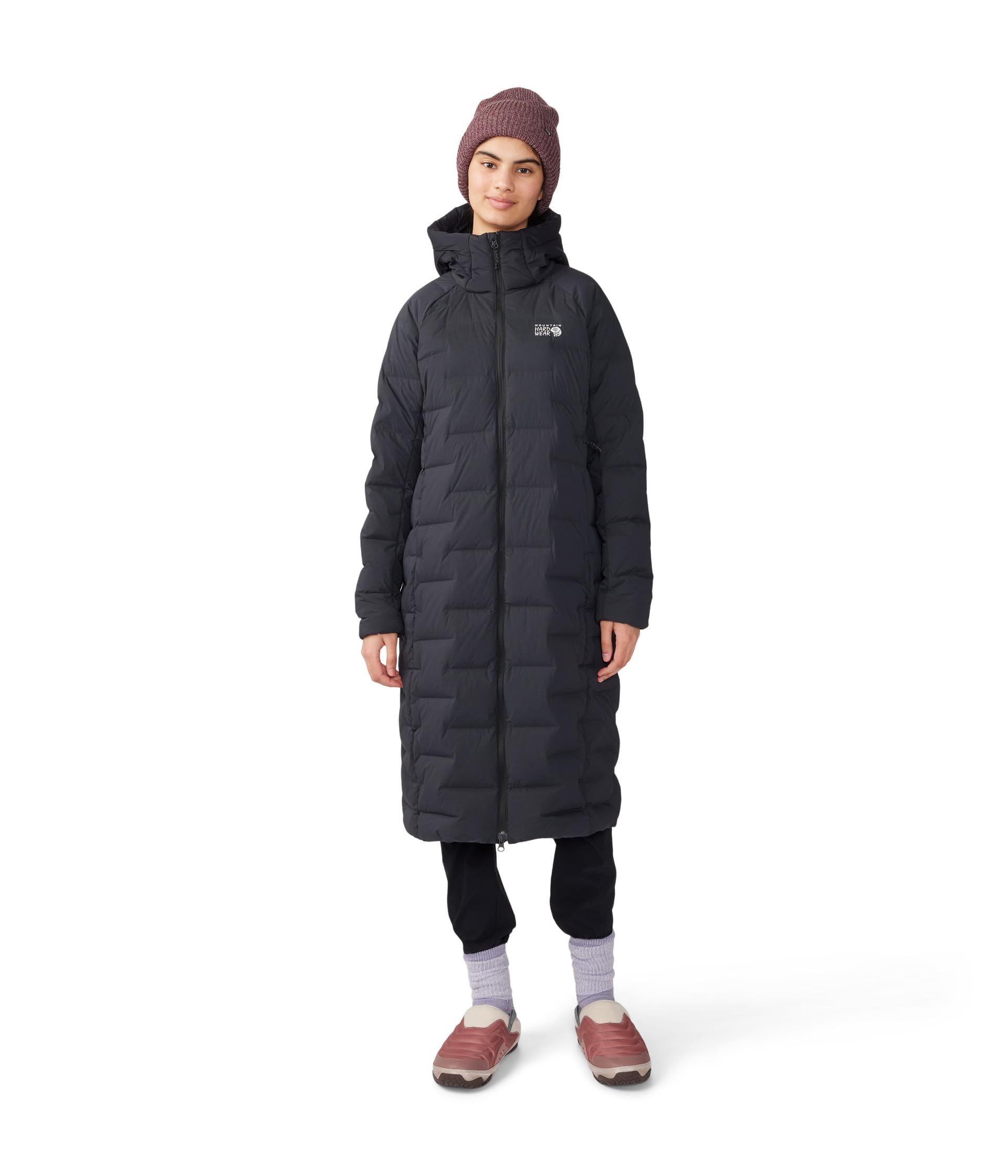 Mountain Hardwear womens Stretchdown Long ParkaJacket, Black - New 2024, L