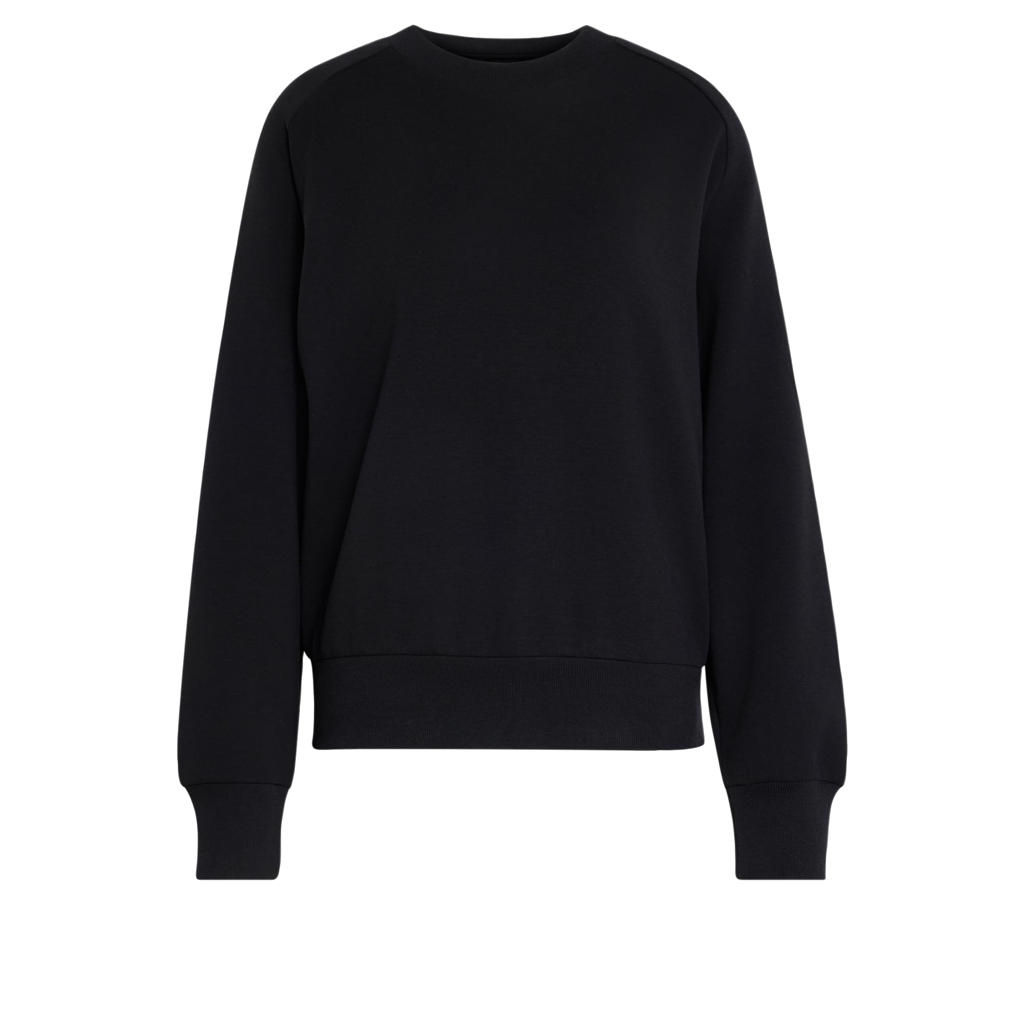 adidas Women's Soft Lux Loose Sweatshirt, black, XS