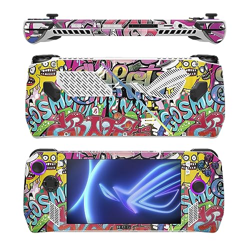 Image of MightySkins Skin Compatible with Asus ROG Ally - Puppy Fall | Protective, Durable, and Unique Vinyl Decal wrap Cover | Easy to Apply, Remove, and Change Styles