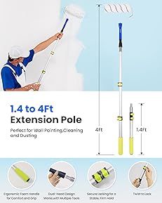 The Best Paint Roller Kit With extension poles 13 61aOVRuoVjL. AC SL289