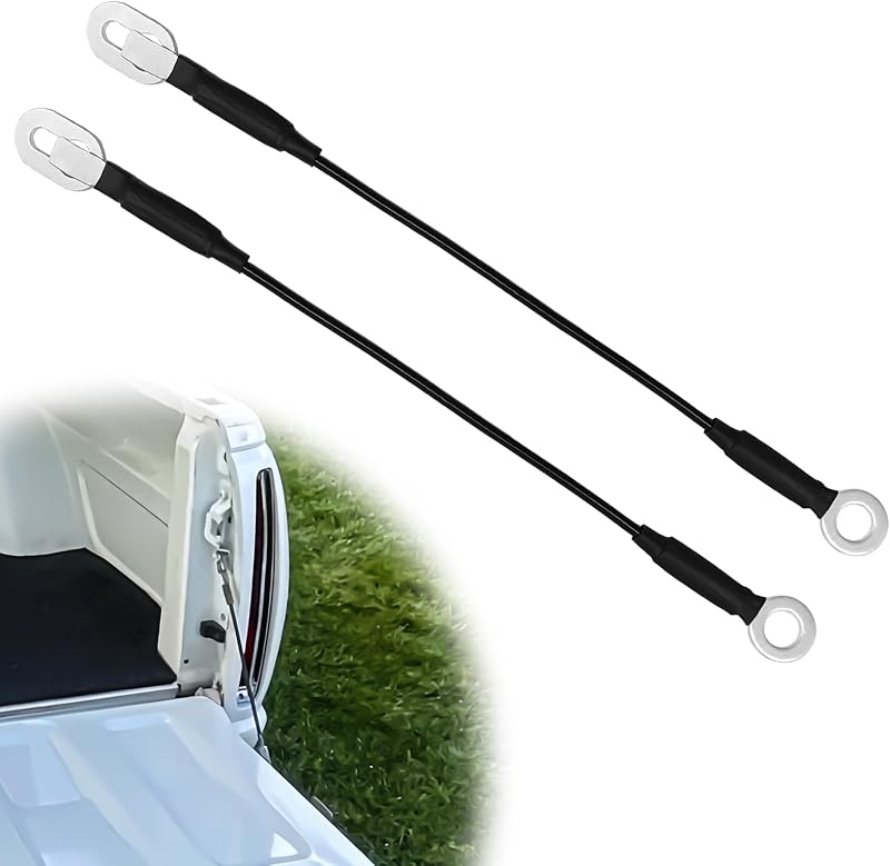 Cabo de suporte da tampa traseira Lunwag para Chevy e GMC C/K 1500, 2500 e 3500 – Par