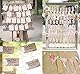 100 Herz Wäscheklammer klein, Holzklammern Holzwäscheklammern Mini klein 3,5cm für Foto Handwerk Clips Deko Fotos Fotowand Bilder Collagen Postkarten Geschenke, Hochzeit, Adventskalender Deko(Weiß)