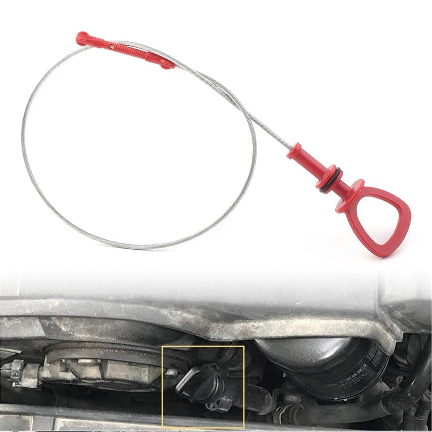 Engine Oil Dipstick Compatible with Benz for C209 for S211 for W211 Replacement Measuring Tool OEM 2710100372