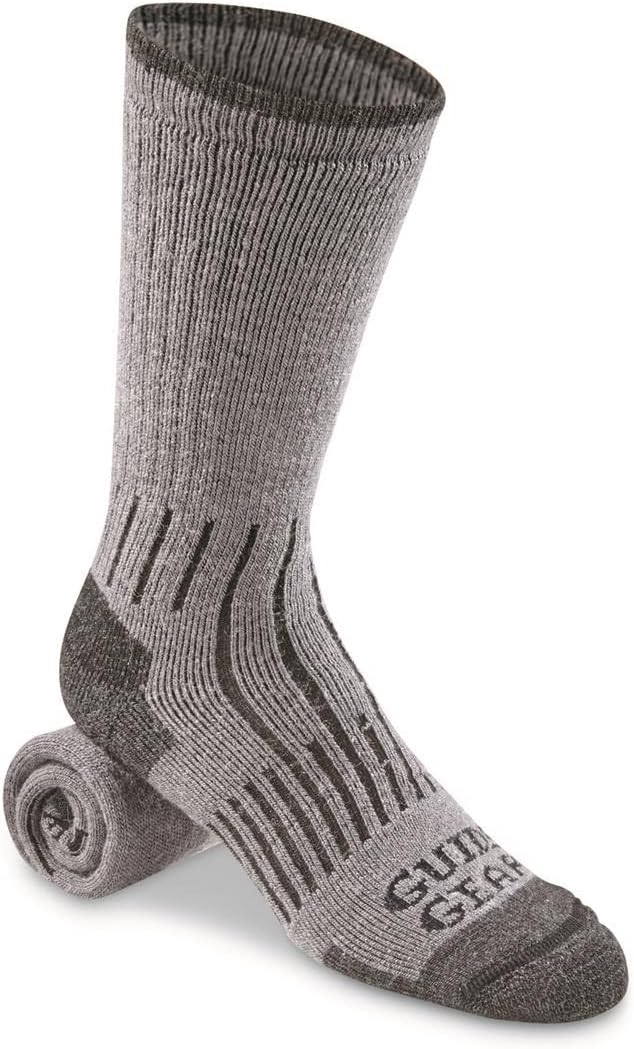Guide Gear Lifetime Midweight Performance Crew Socks for Men