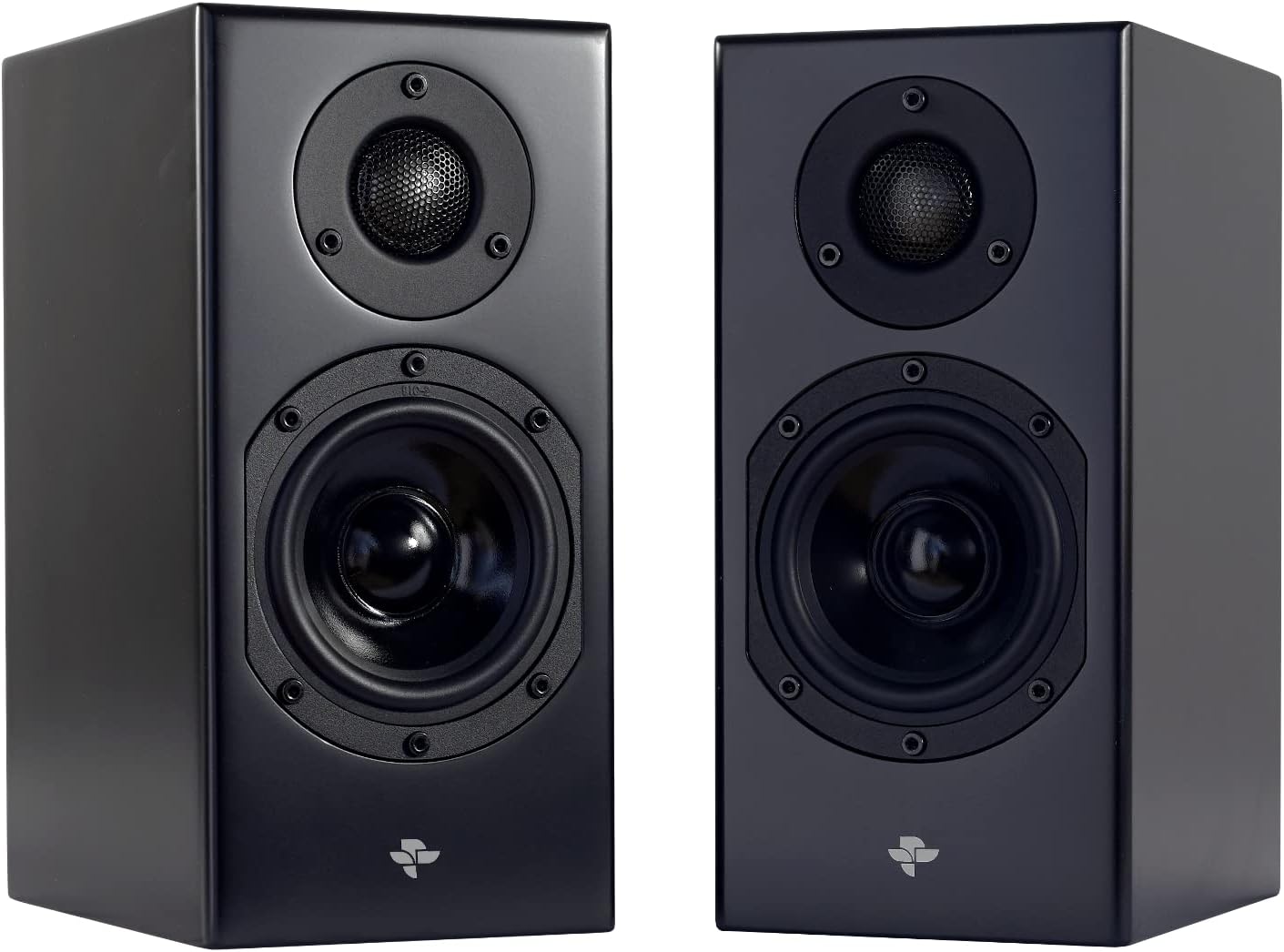 Monitor 2 Way Bookshelf Speakers - Pair (Satin Black)