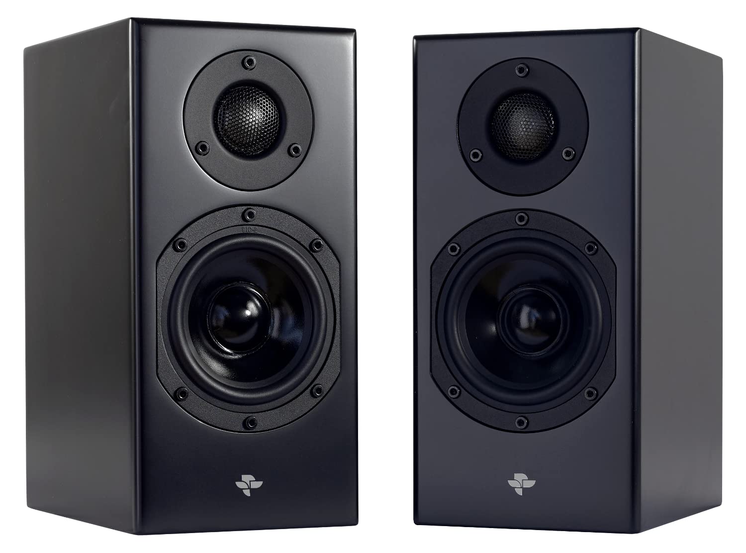 KIN by Totem Monitor 2 Way Bookshelf Speakers - Pair (Satin Black)