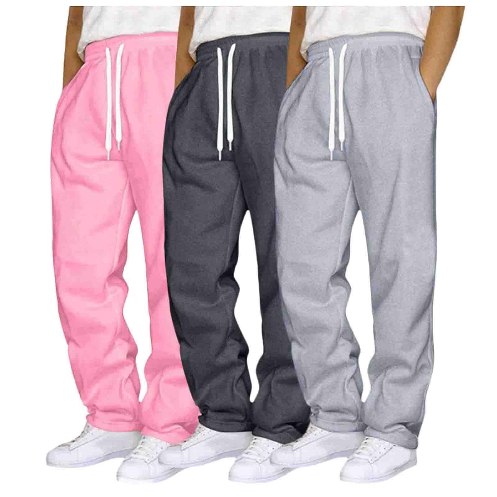 Genérico Pantalon Chandal Hombre Bolsillos Cintura Elástica con Cordón Y Bajo Pantalon Deporte Hombre Pantalones De Chándal De Trabajo para Recuperado Pantalones Jogger con Puños