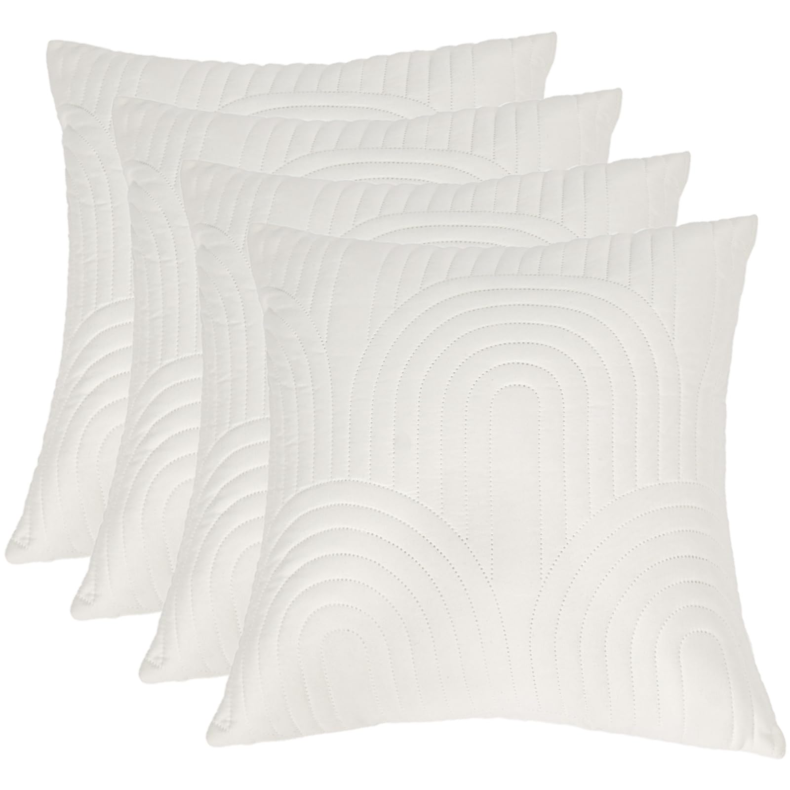Ohs 4 Pack Arches Pinsonic Cushion CoversCream45 X 45Cm from B&Q