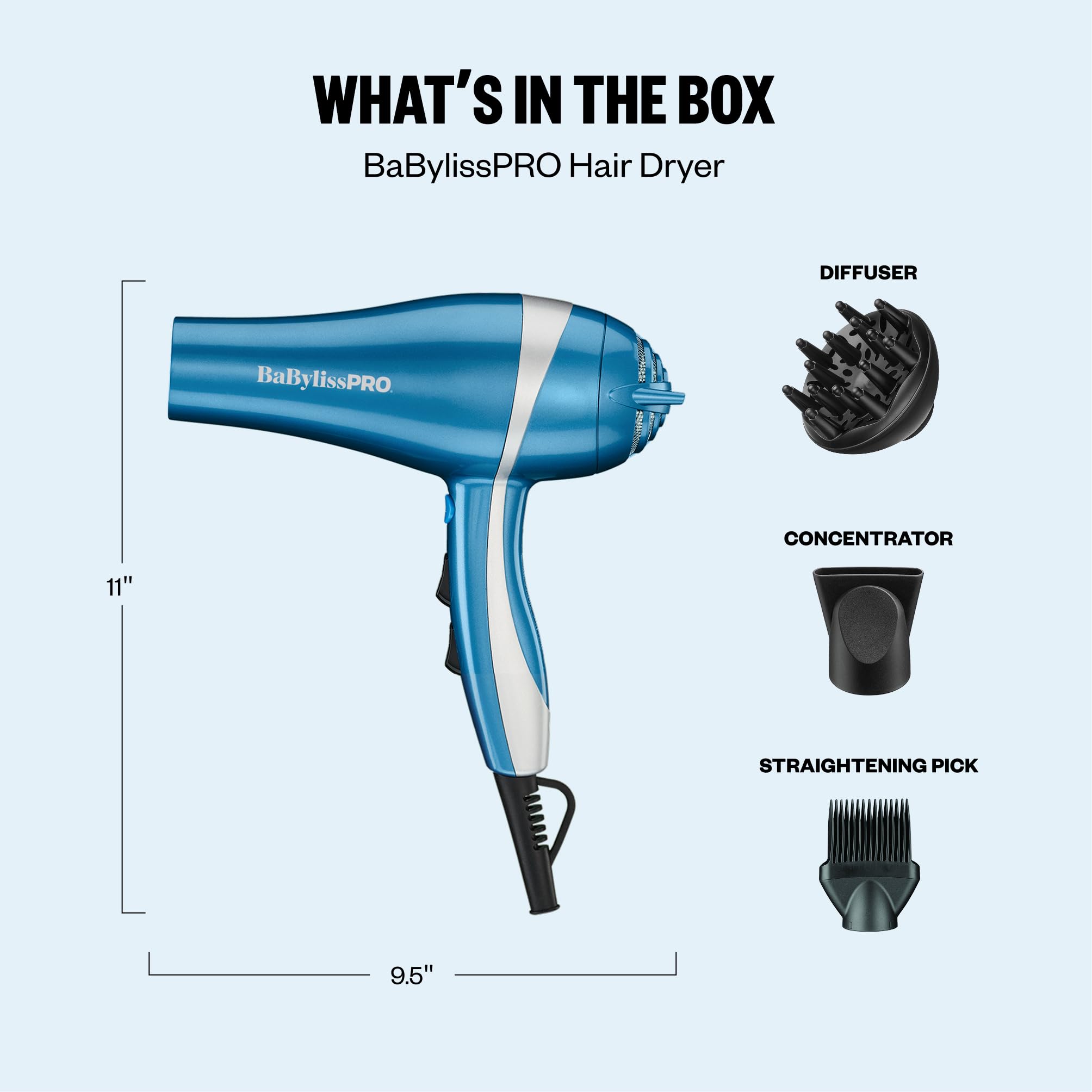 BaBylissPRO Nano Titanium Blow Dryer -7