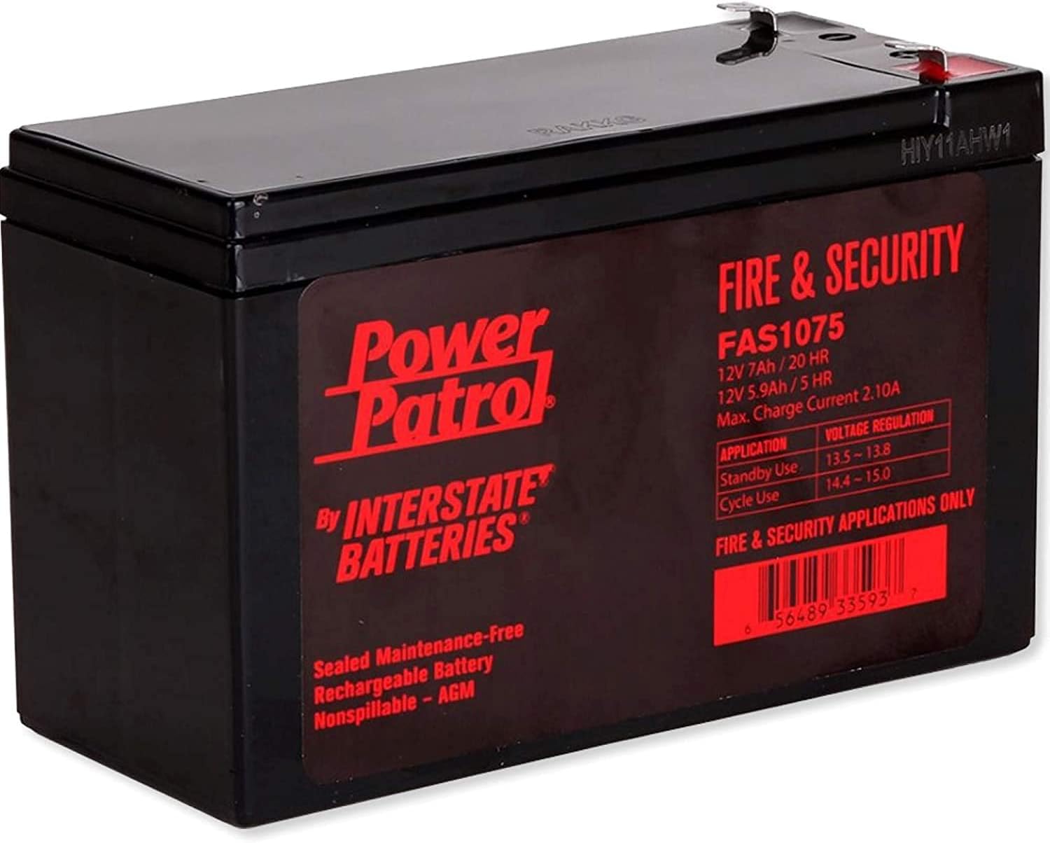 Amazon.com: Interstate Batteries Power Patrol 12V 7Ah Fire & Security