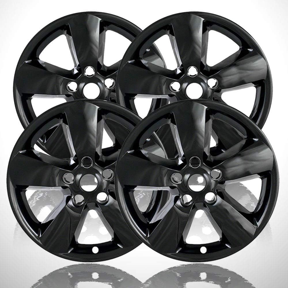 4-Pack of 20' Gloss Black Wheel Skins fit for RAM 1500 2013-2018