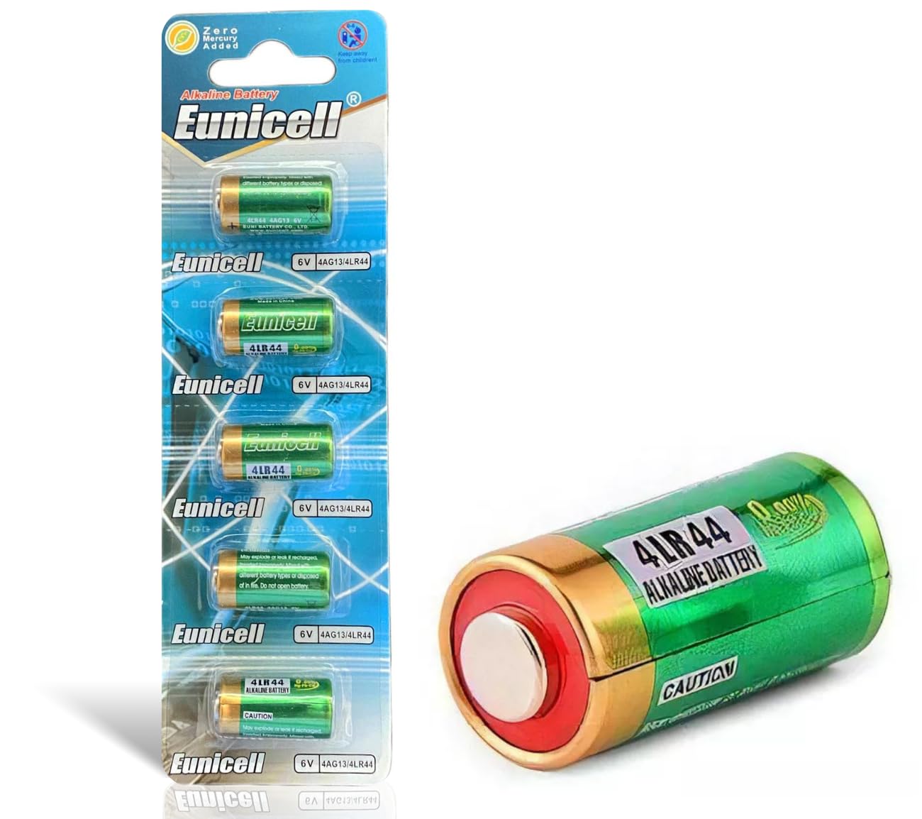 Pack of 10 - LR920/AG6 Eunicell 1.5V Button Coin Cell Alkaline Batteries - Suitable for use in LED lights, Digital Voice Recorders, Toys, Blood Glucose, Cholesterol Testing, Meters, Toys — view 24