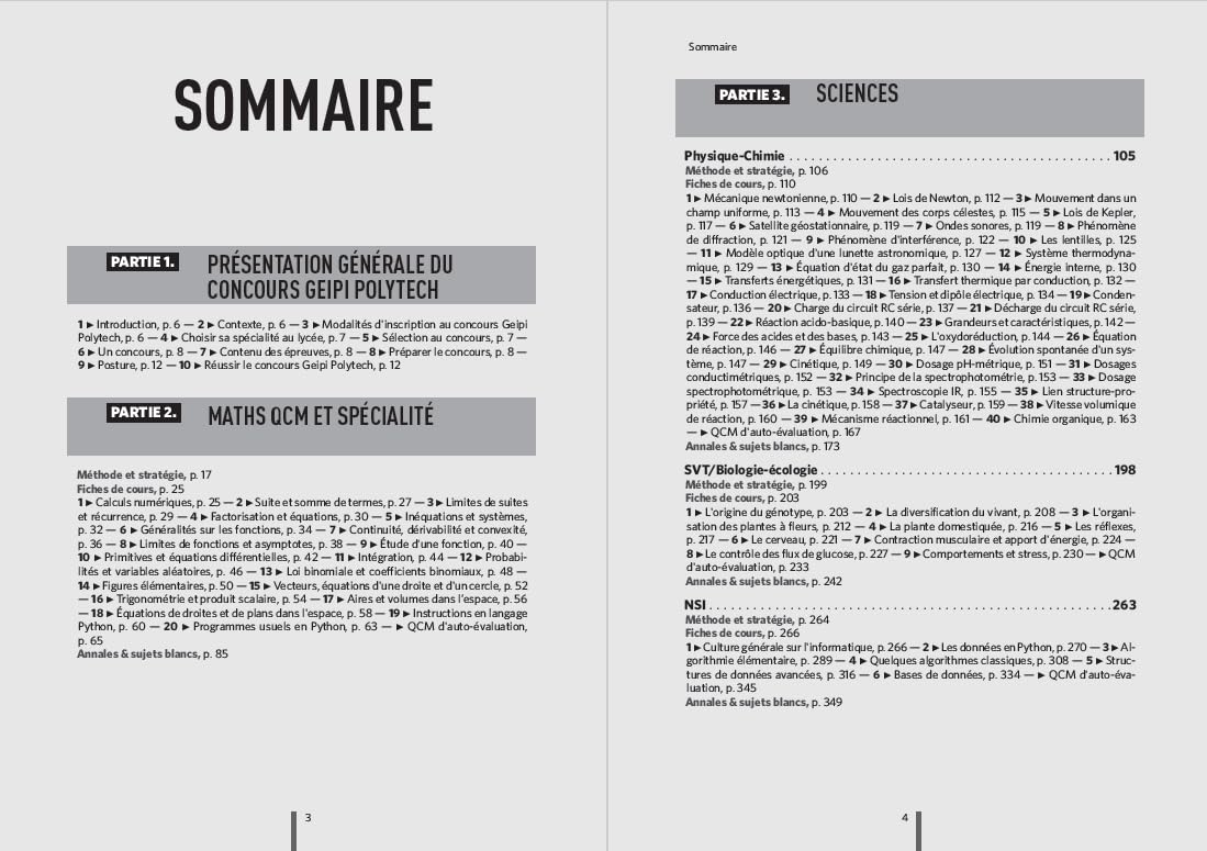 Je réussis mon concours Geipi Polytech – Admissions post-bac Parcoursup + épreuves: Votre concours pas à pas – Rappels de cours – Sujets corrigés – Annales 2024 incluses