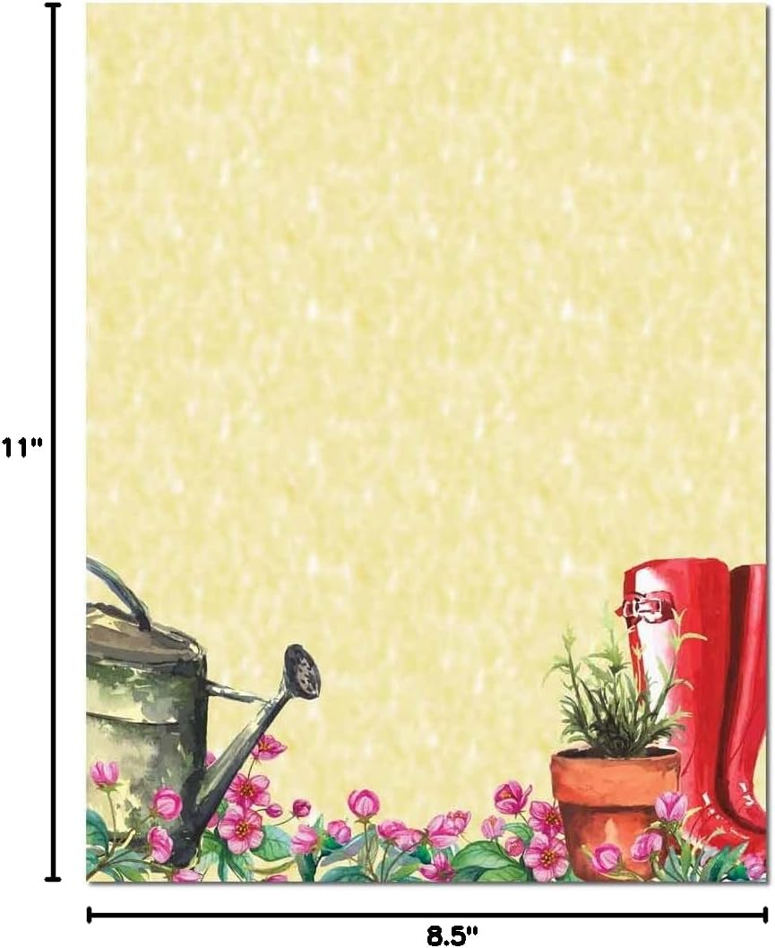 Into the Garden Letterhead Laser & Inkjet Printer Paper, 100 pack