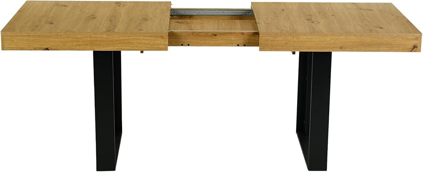 Extendable Dining Table 160-200cm,Large Extending Table 4-8 Seater