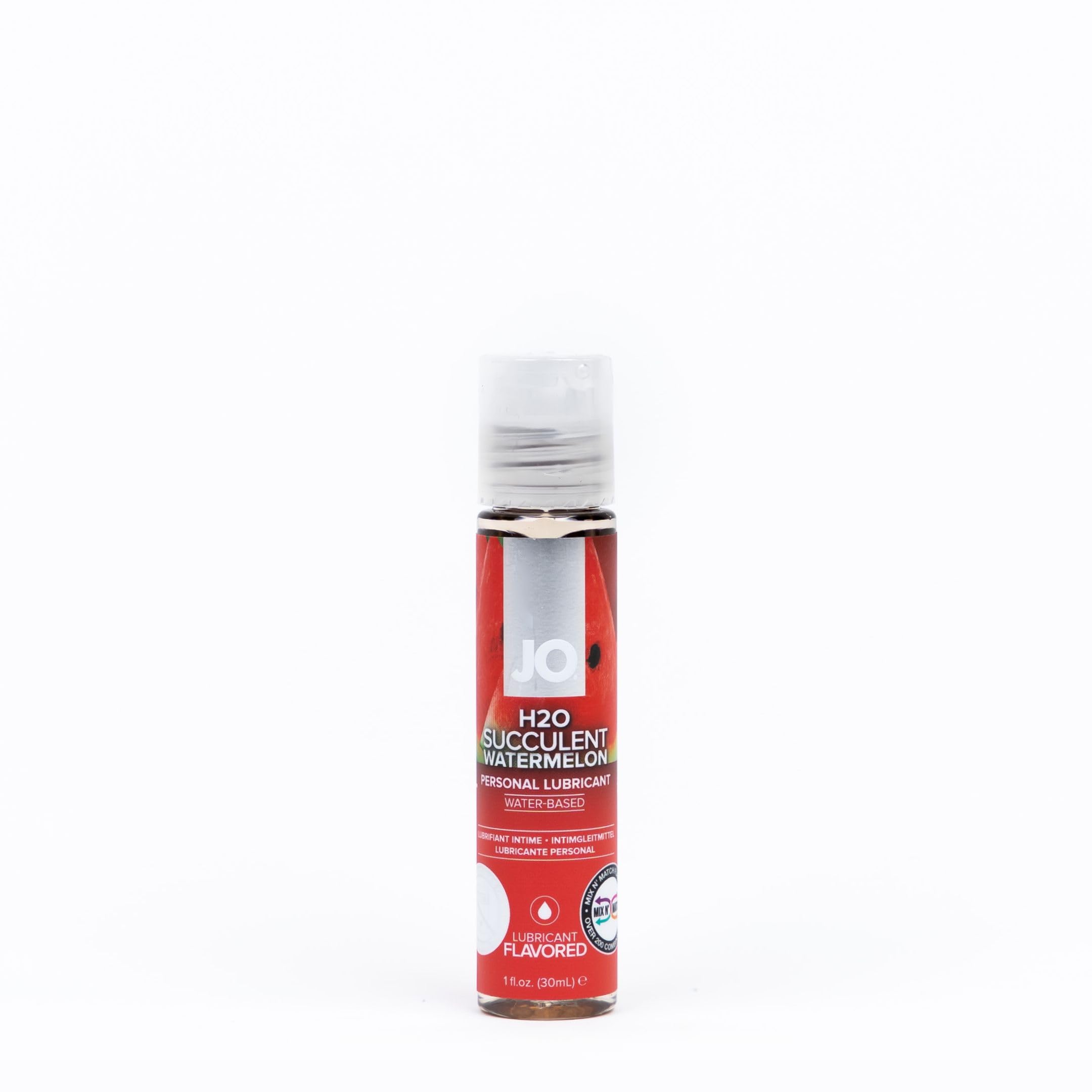 JO H2O Flavored Lube - Peachy Lips - Water-Based Personal Lubricant 1 floz (30 mL) — view 2