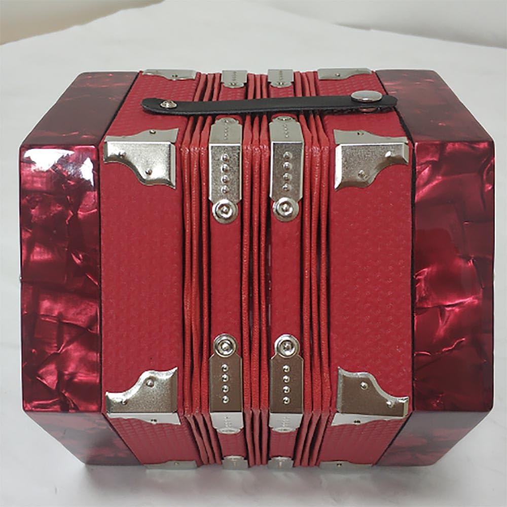 Amazon | 六角形アコーディオン 20キー 40トーン ストラップとキャリー