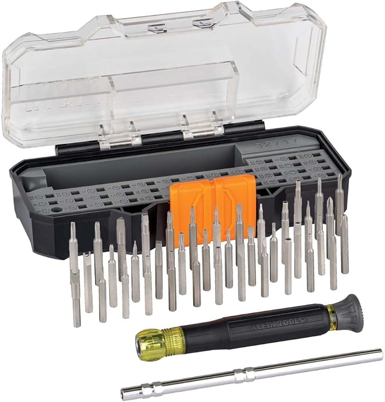 32717 Precision Screwdriver Set with Case, All-in-One Multi-Function Repair Tool Set, 39 Bits Including Tamperproof Bits for Apple Products