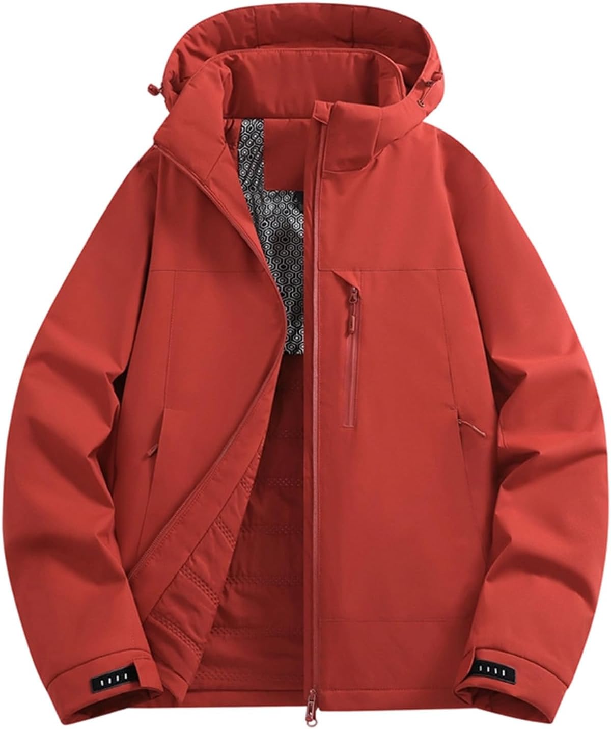 Men's Winter Warm Hooded Jacket Waterproof Outdoor Puffer Coat