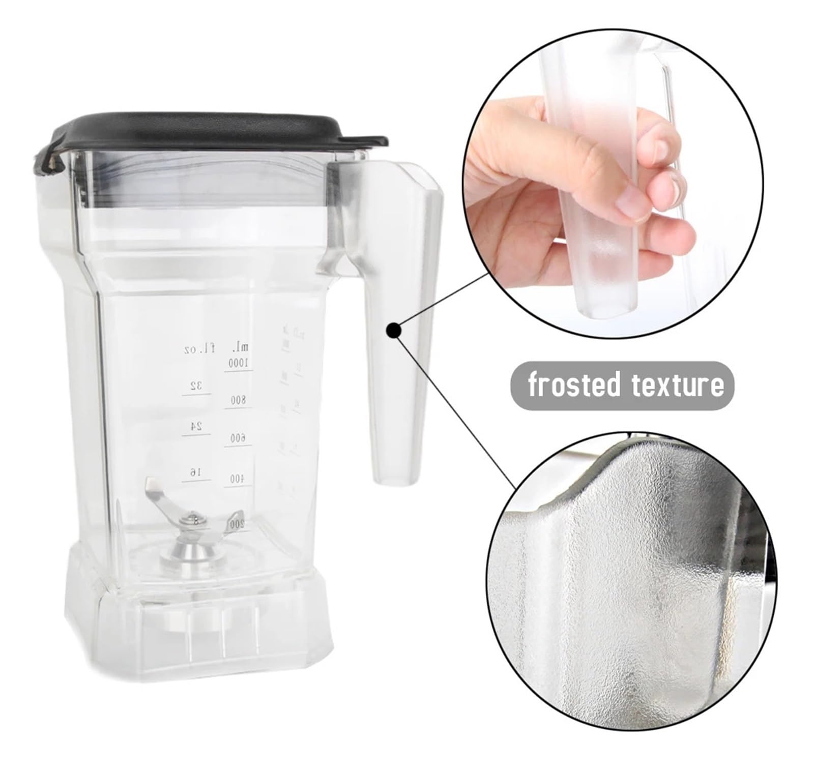 Tazza frullatore con gruppo vaso da 1,5 litri, compatibile con ITOP