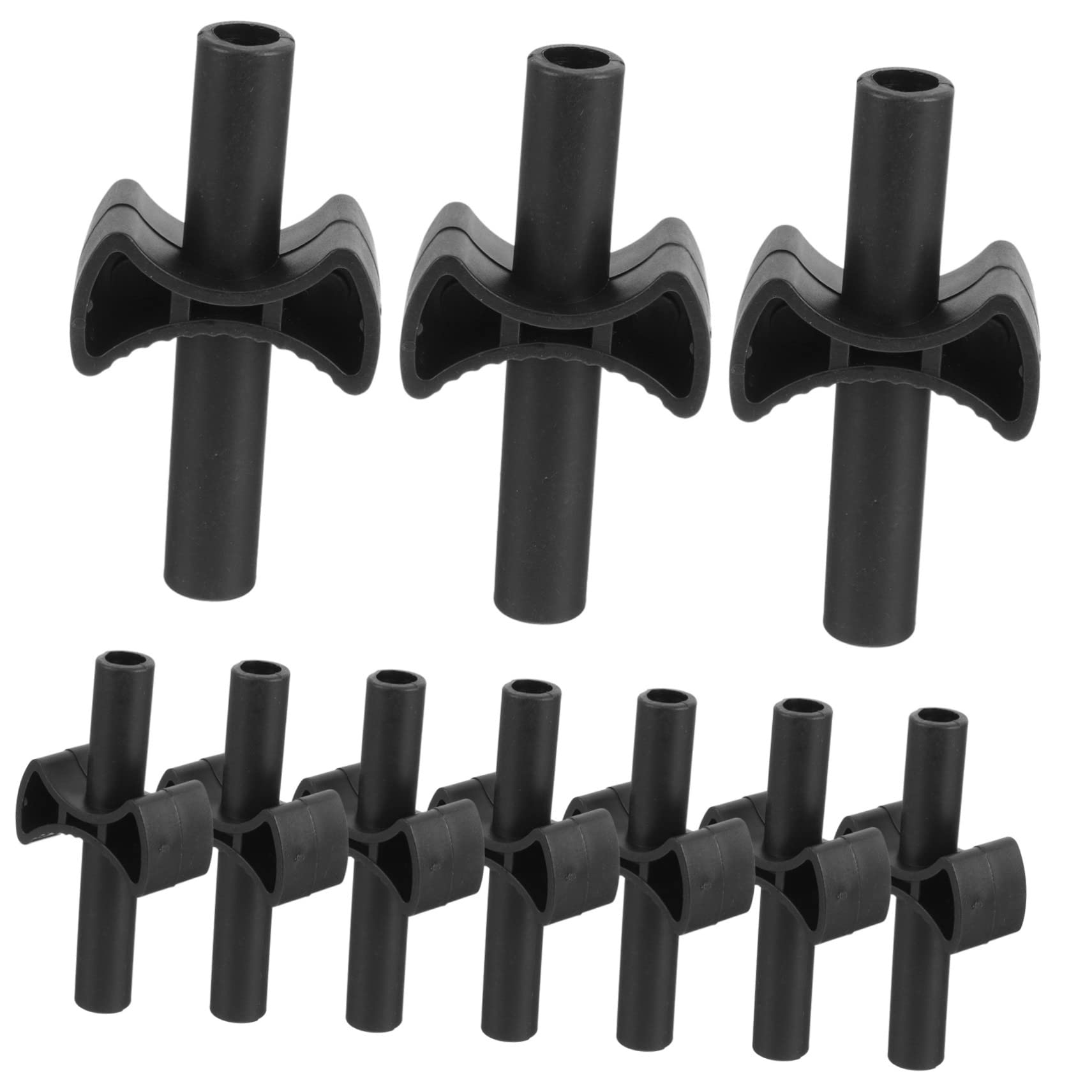 KONTONTY 12pcs Jumping Trampoline Accessories Portable Washers Outdoor Accessories Stuff Cross Shaped Pole Spacers Plastic Spacers for Trampoline Reusable Spacers Trampoline Rod Washers