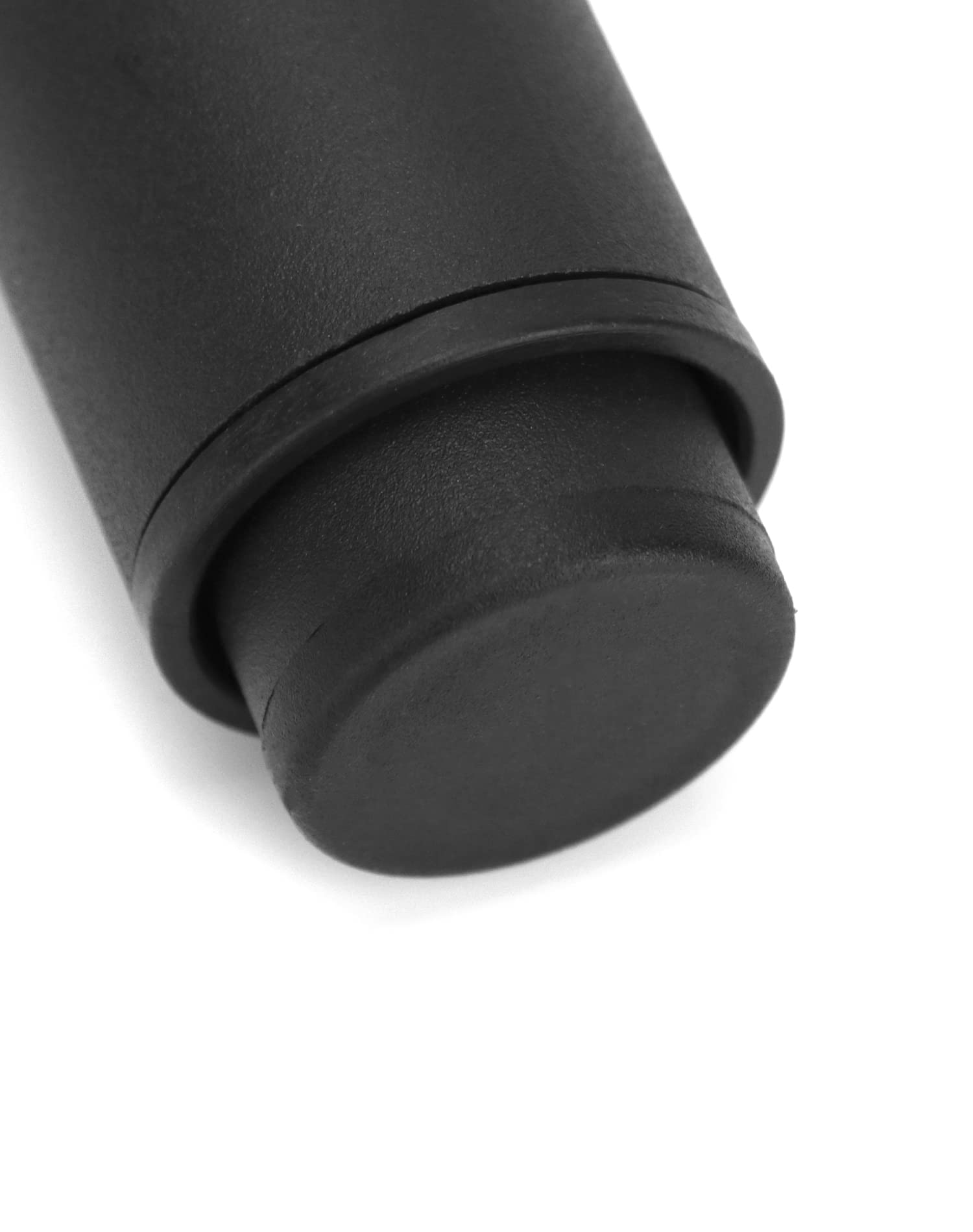 QWORK® 4 Pezzi Piedi per Rete a Doghe, Piedi Letto Robusto Regolabili 18-33 cm (Nero Opaco)